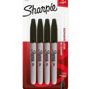Sharpie fine markers - 4 pk