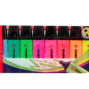 Stabilo Highlighters - 8 pk