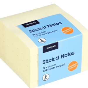 Sticky notes 76x76 mm - 6 pk
