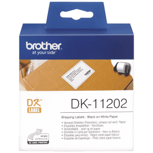 Shipping Labels - 62 x 100mm Black on White