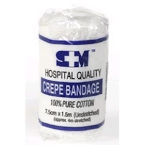 Crepe Bandage 7.5cm x 1.5m