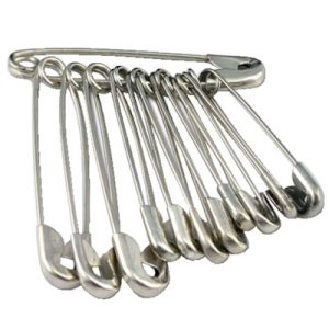 Safety Pin Assorted Sizes 12 pack
