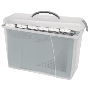 Crystalfile Carry Case Foolscap Clear