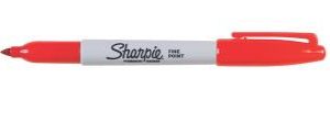 Sharpie Fine Permanent Marker - Red