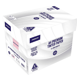 Premium A4 Tinted Paper Ream Pink 5 Pack